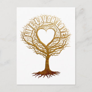 Live Laugh Love - Tree of Life Postcard