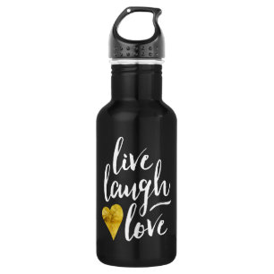 Live Laugh Love Water Bottle