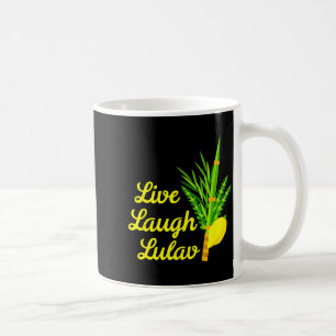 Live Laugh Lulav Etrog Happy Sukkot Jewish Sukkah  Coffee Mug