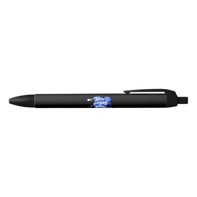Live Laugh Play Pickleball Black Ink Pen (Top)