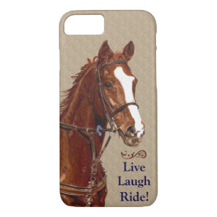 Live Laugh Ride! Horse iPhone 8/7 Case