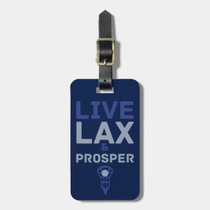 Live LAX & Prosper Lacrosse Luggage Tag Template