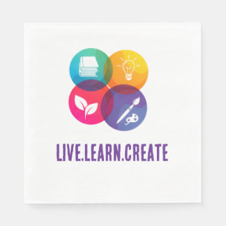 Live.Learn.Create Napkin