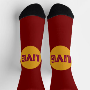 Live & Let Live In Orbit Crew Socks