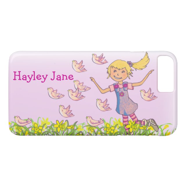 Live life blonde girl pink iphone4S barely case (Back (Horizontal))
