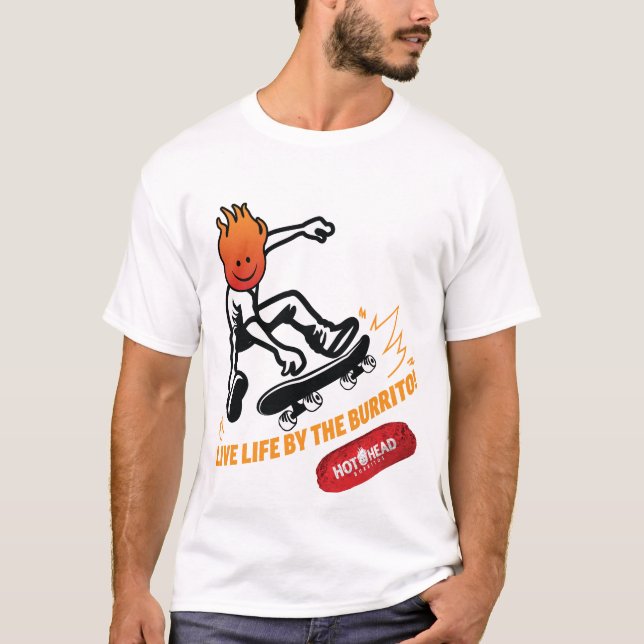 Live Life By The Burrito Shirt (Front)