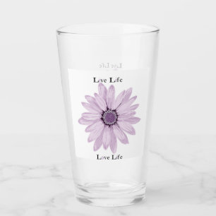 Live Life glass