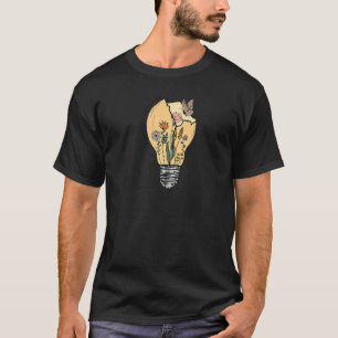 Live Life In Full Bloom Summer Flowers Positive At T-Shirt