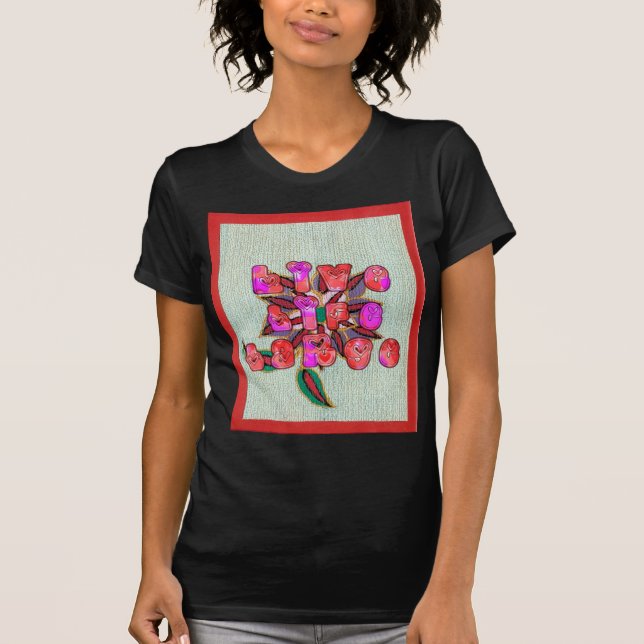 "Live Life Large" Art Print T-Shirt (Front)