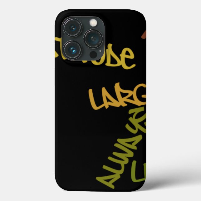 Live Life Large Word Art Print Case-Mate iPhone Case (Back)