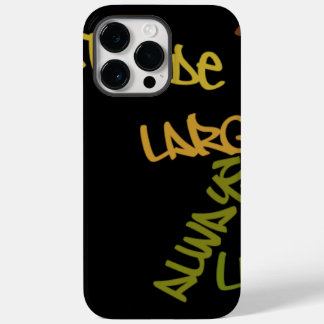 Live Life Large Word Art Print Case-Mate iPhone 14 Pro Max Case