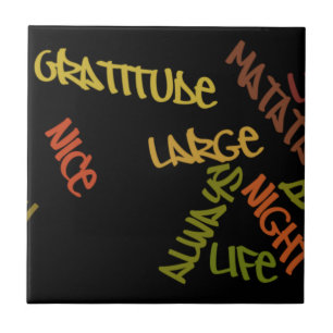 Live Life Large Word Art Print Tile
