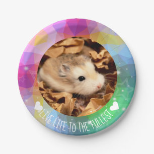 Live Life to the Fullest - Hammyville Hamsters Paper Plate