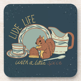 Live Life with Spice Coaster