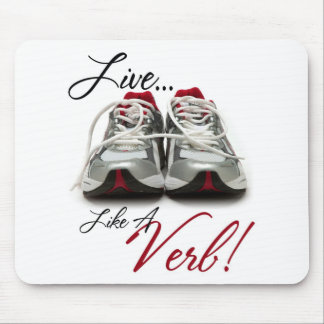 Live Like A Verb Mouse Mat