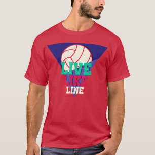 Live Like Line Volleyball Volleyball Sports vintag T-Shirt