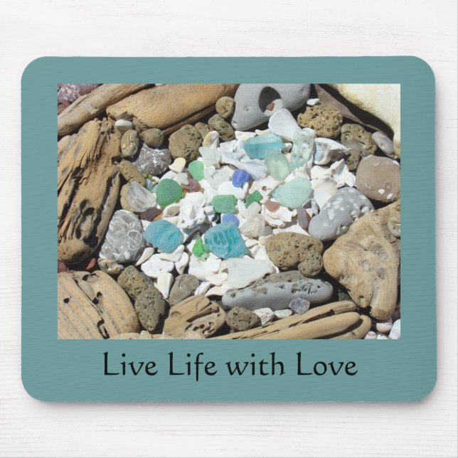 Live Live with Love mousepads Inspiration mousepad (Front)