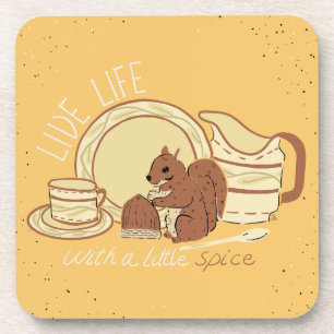 Live Live with Spice Coasters