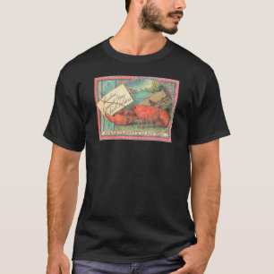 Live Lobster - Vintage Food Crate Label T-Shirt