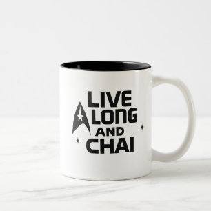 Live Long and Chai Two-Tone Coffee Mug