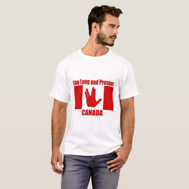 Live Long Canada t-shirt (Front Full)