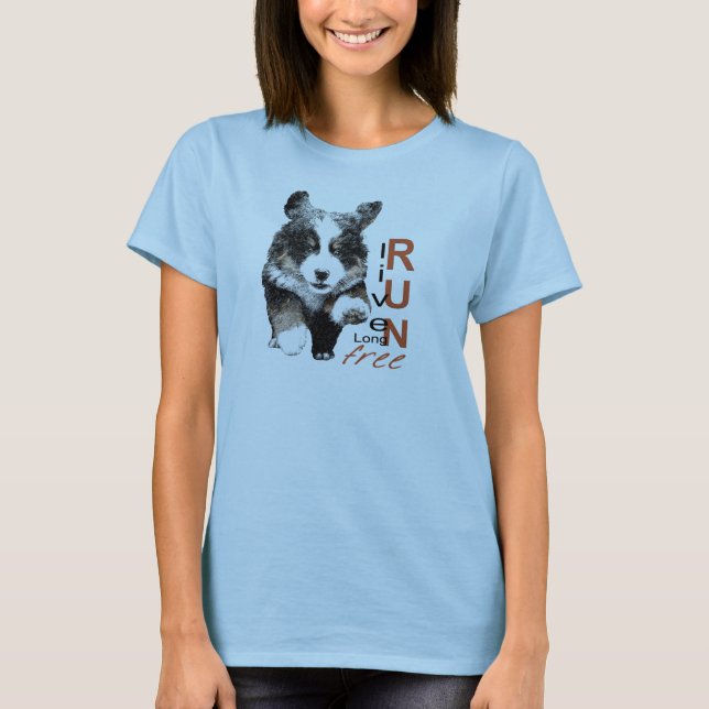 Live Long, Run Free Puppy t-shirt (Front)