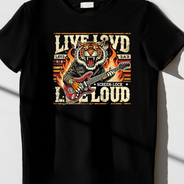 Live Loud."  T-Shirt (Creator Uploaded)
