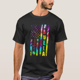 Live Love Accept Abluela Autism Awareness Tie Dye T-Shirt