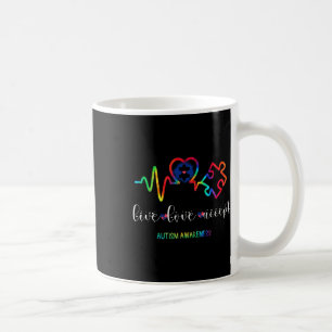 Live Love Accept Autism Awareness 1 Coffee Mug