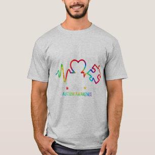Live Love Accept Autism Awareness Month Shirt, Hea T-Shirt