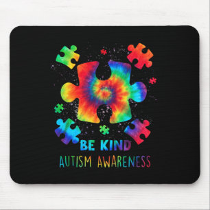 Live Love Accept Autism Awareness Support Acceptan Mouse Mat