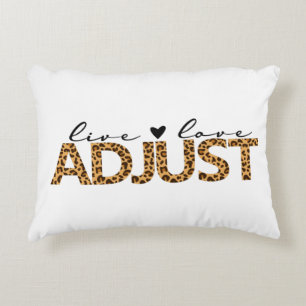 Live love adjust, chiropractic pillow, chiro  decorative cushion