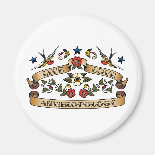 Live Love Anthropology Magnet (Front)