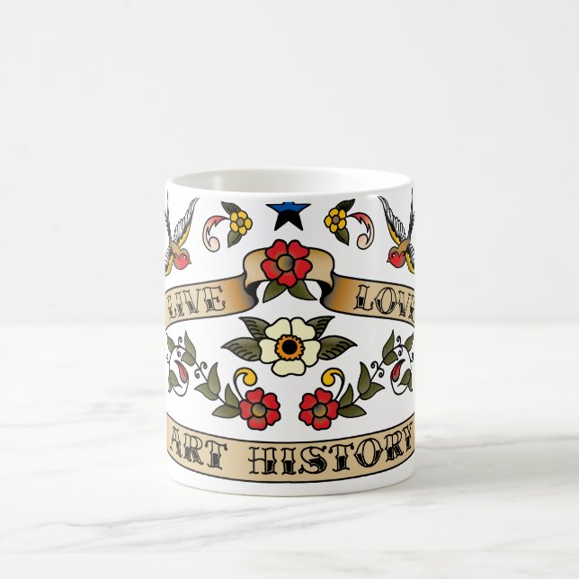 Live Love Art History Coffee Mug (Center)