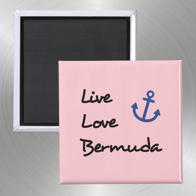 Live Love Bermuda Script Text with Anchor Magnet (Creator Uploaded)