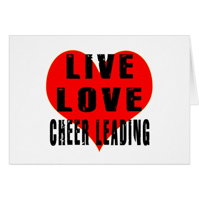 Live Love Cheer Leading (Front Horizontal)