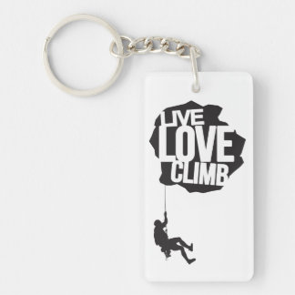 Live Love Climb | Climbing Key Ring