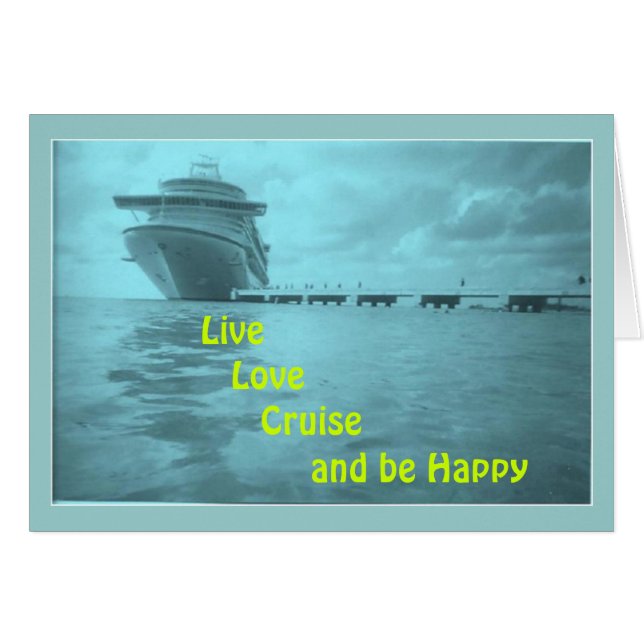 Live Love Cruise Cards      ... (Front Horizontal)