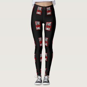 Live Love Dance Dancer Design Leggings