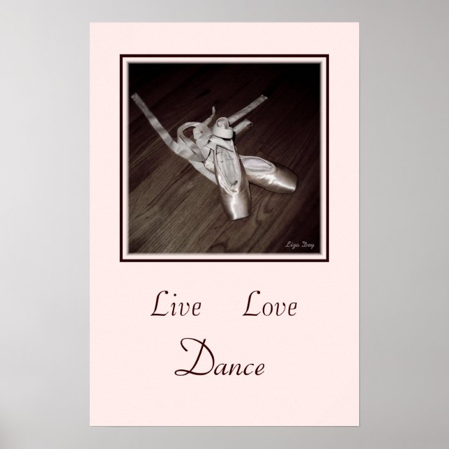 'Live, Love, Dance' Poster (Front)