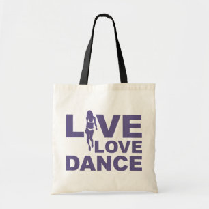Live Love Dance Tote Bag