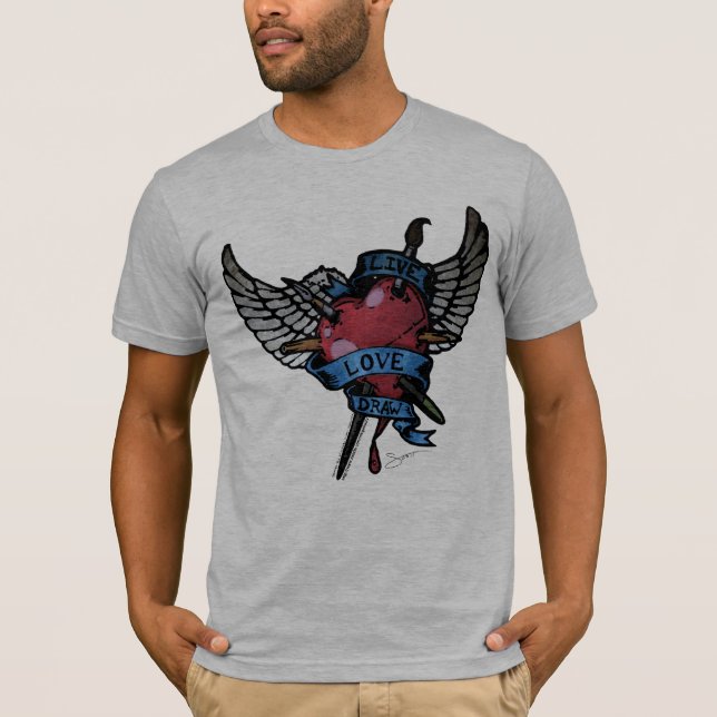 Live Love Draw T-Shirt (Front)