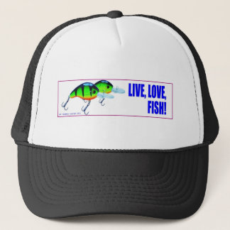 Live Love Fish Trucker Hat