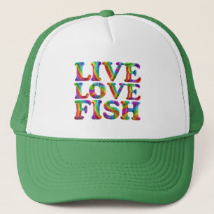 Live Love Fish Trucker Hat