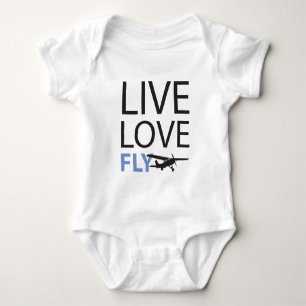 Live Love Fly Baby Bodysuit