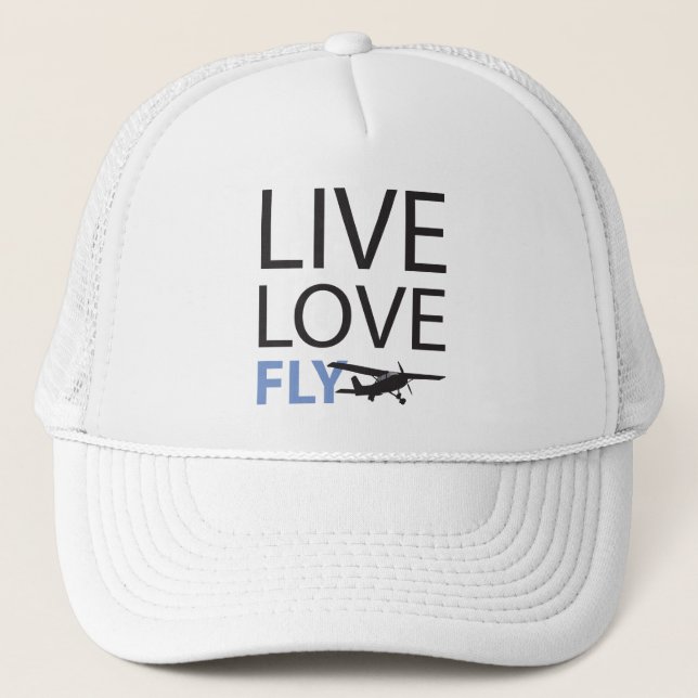 Live Love Fly Trucker Hat (Front)