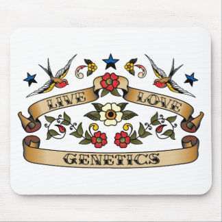 Live Love Genetics Mouse Mat