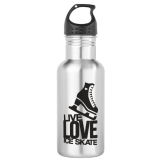Live Love Ice Skate | Figure skating 532 Ml Water Bottle