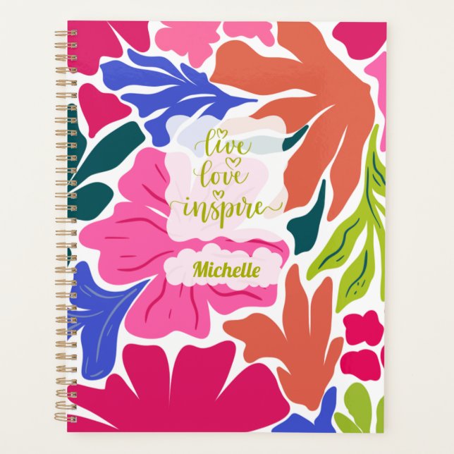 Live, Love, Inspire Motivational Planner (Front)