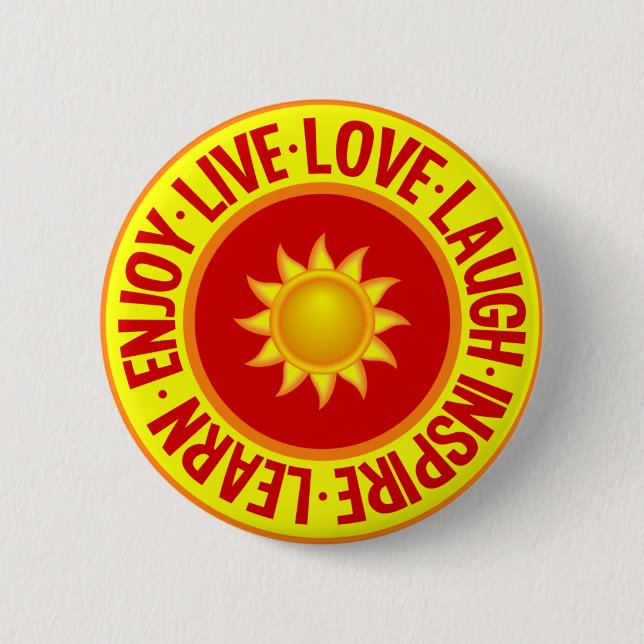 Live Love Laugh ... button (Front)
